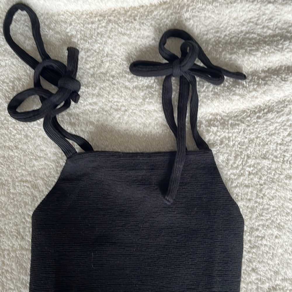 Black tank top